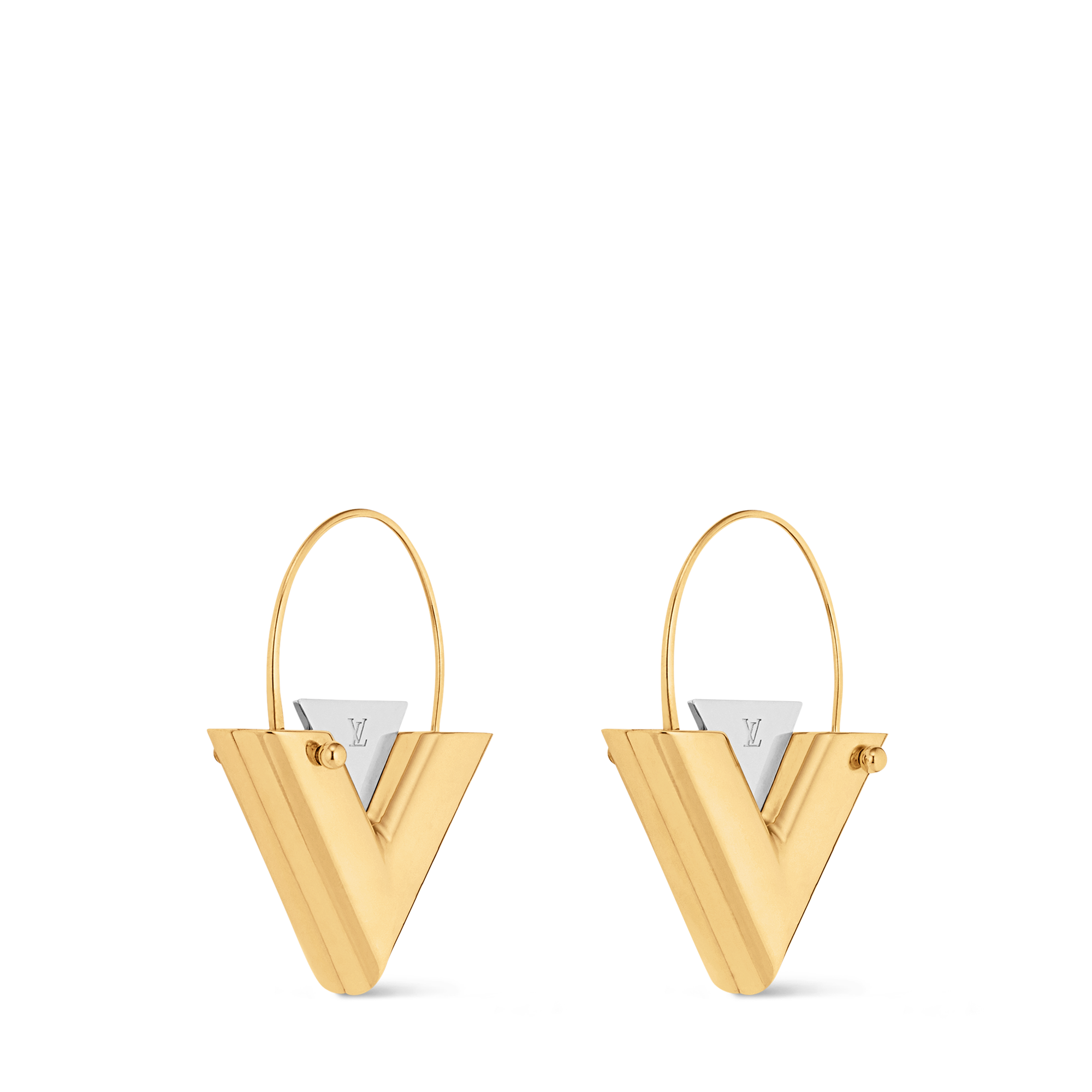 【LOUIS VUITTON】エセンシャルV（片耳） V for Vuitton Earrings . - Fashion Jewellery | LOUIS VUITTON